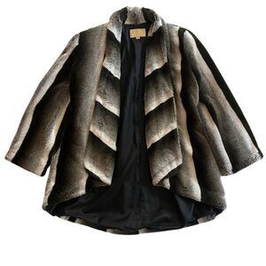 Vintage Y2K Alberto Makali Faux Fur Jacket Size Medium